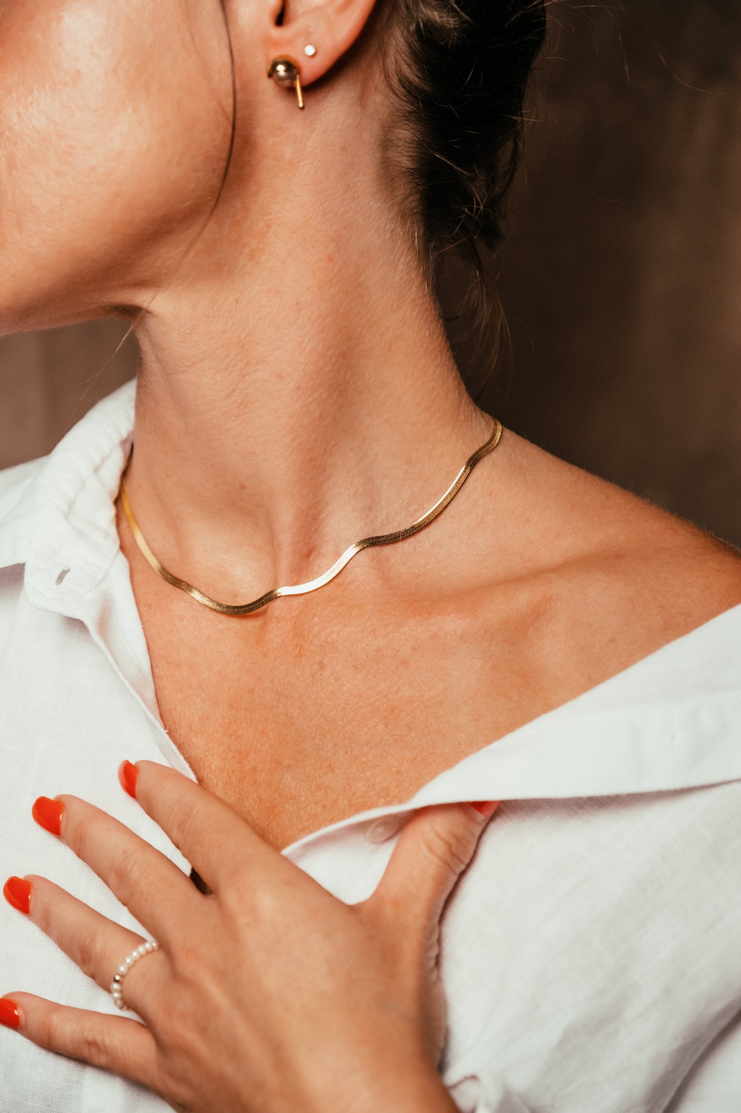 Xhemi Herringbone Necklace