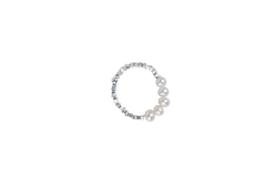 Bela pearl silver ring