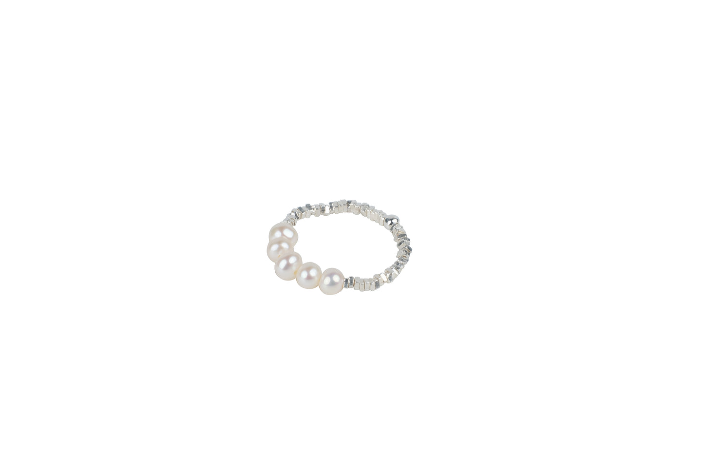 Bela pearl silver ring