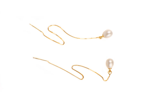 Gold Classic Pearl Drop